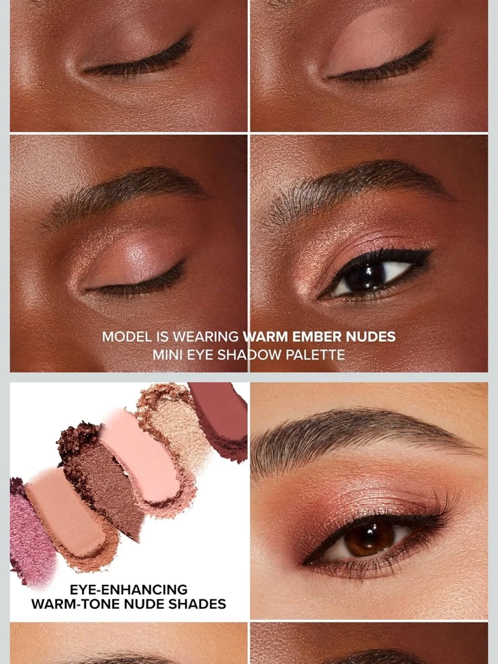 Too Faced Born This Way Warm Amber Nudes Mini Eyeshadow Palette